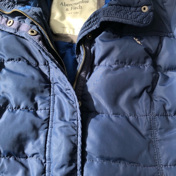 Abercrombie & Fitch Jackets & Blazers - Abercrombie & Fitch Navy Outerwear